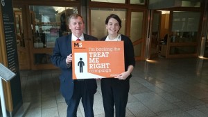 Alex Rowley supports Treat Me Right campaign