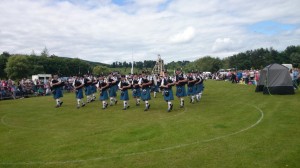 Pipe Band contest in the wonderful setting of Lochore Meadows Country Park