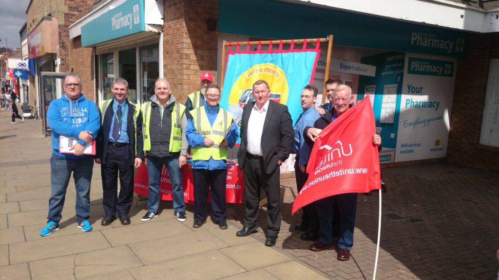 Members of staff campaign to save garage