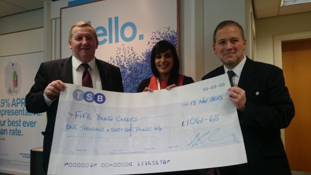 Alex Rowley with Nina Collins and Norman Dewar