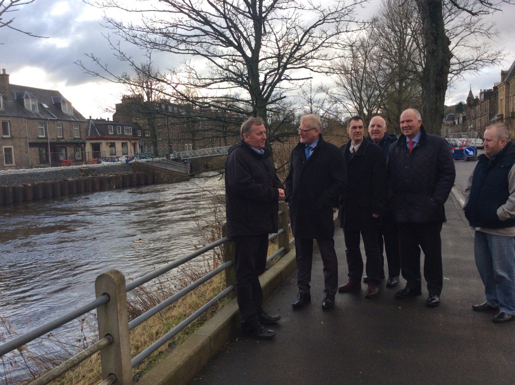 Alex Rowley hears first hand the issues in Hawick